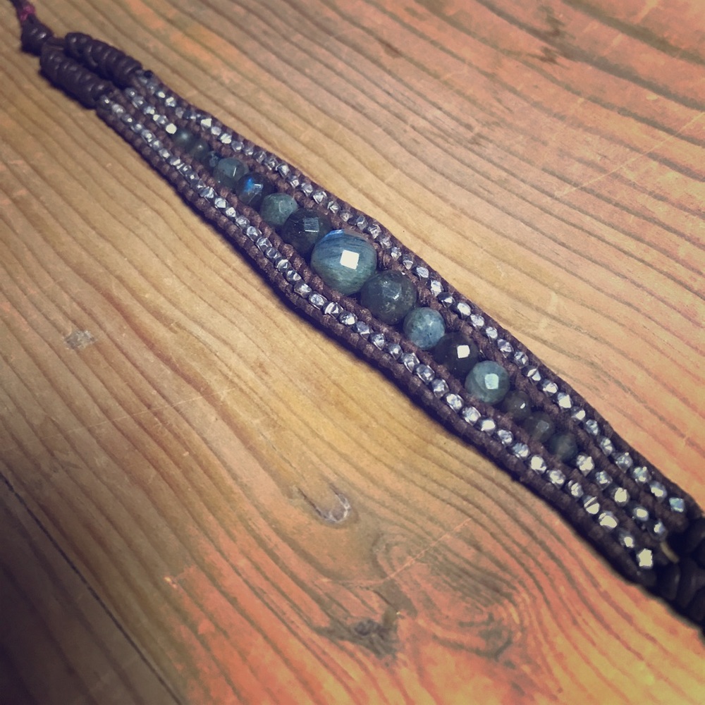 Chan Luu Labradorite and Sterling bracelet